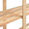 vidaXL 5-Tier Storage Racks 2 pcs 170x38x170 cm Solid Pinewood 500 kg