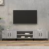 vidaXL TV Cabinet Grey Sonoma 180x31.5x40 cm Engineered Wood