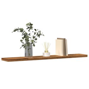 vidaXL Bookshelf Boards 4 pcs Old Wood 60x10x1,5 cm Engineered Wood
