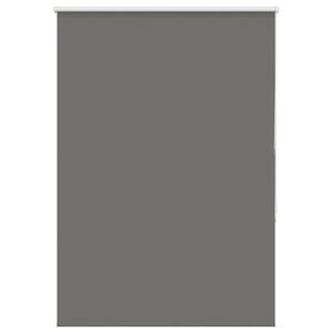 vidaXL Roller Blind Blackout Grey 110x175 cm Fabric Width 105.7 cm Polyester