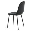 Venture Home Dining Chairs 2 pcs Polar Velvet Black