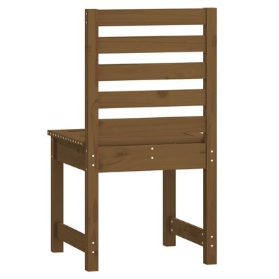 vidaXL Garden Chairs 2 pcs 50x48x91.5 cm Honey Brown Solid Wood Pine