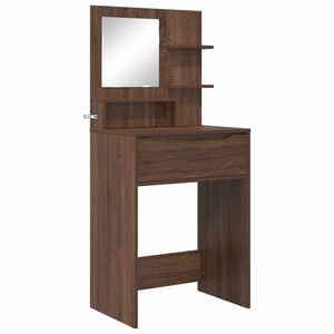 vidaXL Bedroom Dressing Tables Brown Oak 80 x 39.6 x 135 cm