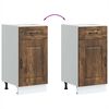 vidaXL Kitchen Base Cabinet Kalmar Smoked Oak Engineered Wood