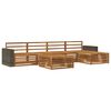 vidaXL Outdoor Sofa Set 6 pcs Natural Solid Acacia Wood