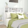 vidaXL Headboard Cabinet White 140x19x103.5 cm