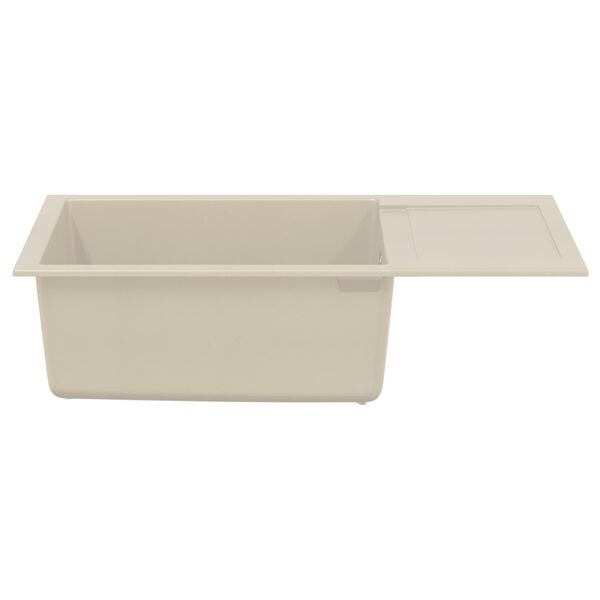 vidaXL Sink Beige 780 x 500 mm 80% Quartz and 20% Resin