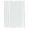vidaXL Lace Curtain with Curtains Floral White 240 x 300 cm Polyester
