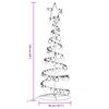 vidaXL LED Christmas Tree with Baubles 100 LEDs Warm White 150 cm