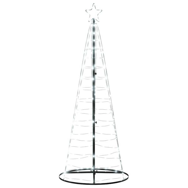 vidaXL LED Christmas Tree 200 LEDs Cold White 180 cm
