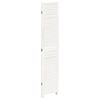 vidaXL Room Divider 4 Panels White Solid Wood Paulownia