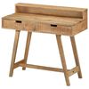 vidaXL Desk | Natural wood | Solid rough mango wood | Medium | Desk