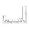 vidaXL TV Cabinet Double L-Shaped White