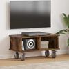 vidaXL TV Stand Smoked Oak 68.5 x 35 x 35 cm Engineered Wood