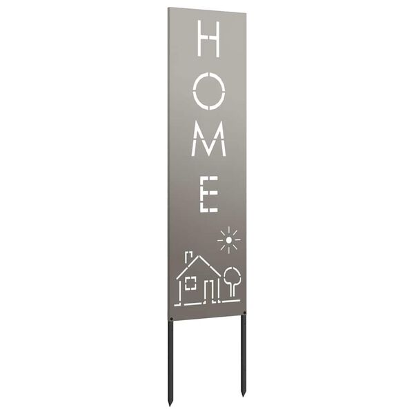 vidaXL Garden Privacy Screen Rusty 32 x 140 cm Weathering steel