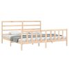 vidaXL Bed Frame without Mattress 200x200 cm Solid Wood Pine