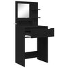 vidaXL Bedroom Dressing Tables with Drawer Black 80 x 39.6 x 135 cm