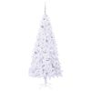vidaXL Artificial Christmas Tree with Stand White 180 cm PVC and Steel