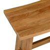 vidaXL Bathroom Stool Brown 50 x 29.5 x 50.5 cm Solid Teak Wood