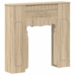 vidaXL Fireplace Surround Sonoma Oak 93 x 20 x 89 cm Engineered Wood