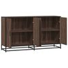 vidaXL Sideboard Brown Oak 134x35x76 cm Engineered Wood