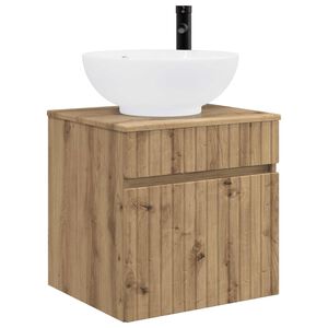 vidaXL Wall-mounted Sink Vanity Artisan Oak 49 x 44.5 x 66.5 cm