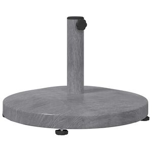 vidaXL Parasol Base Dark Grey Wood look 48 x 48 x 32 cm