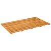 vidaXL Bath Mat Brown 80 x 48 x 2.5 cm Solid Acacia Wood