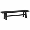 vidaXL Dining Bench NOAIN 180 x 41 x 45 cm Solid Pine Wood Black
