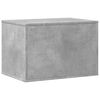 vidaXL Cat Litter Box Enclosure Concrete Grey 60x40x40 cm Engineered Wood