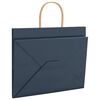vidaXL Paper Bags 50 pcs with Handles Blue 32x22x24 cm