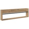 vidaXL Magazine Rack with Shelf 2 pcs Artisan Oak 100 x 12 x 30 cm