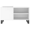 vidaXL Record Cabinet White 85x38x48 cm Engineered Wood