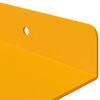 vidaXL Floating Shelf 3 pcs Mustard Yellow 40 x 9 x 2.5 cm Steel