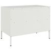 vidaXL TV Cabinet White 68x39x50.5 cm Steel