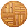 vidaXL Table Top Ø90x2.2 cm Round Solid Wood Acacia