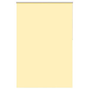 vidaXL Roller Blind Blackout Yellow 145x210 cm Fabric Width 141.6 cm Polyester