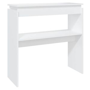 vidaXL Console Table White 80x30x80 cm Engineered Wood
