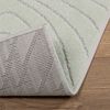 vidaXL Area Rugs Square PALMERAS Green 200 x 200 cm Polyester