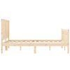 vidaXL Bed Frame without Mattress 140x190 cm Solid Wood Pine