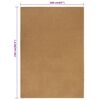 vidaXL Rug 160x230 cm Jute Rectangular