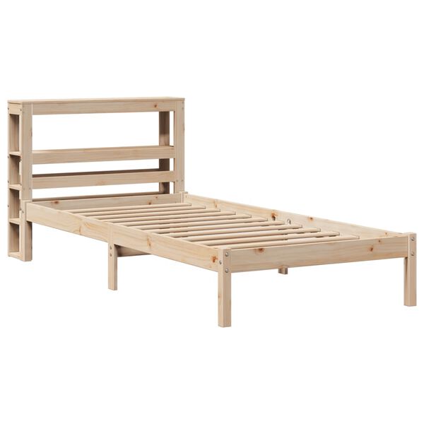 vidaXL Bed Frame without Mattress 90x190 cm Single Solid Wood Pine