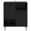 vidaXL Sideboard Black oak 35 x 60 x 70 cm Engineered wood