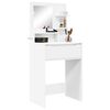 vidaXL Bedroom Dressing Tables with Drawer White 80 x 39.6 x 135 cm
