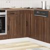 vidaXL Kitchen Corner Base Cabinet Kalmar Brown Oak Engineered Wood