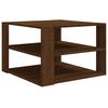 vidaXL Coffee Table Brown Oak 60x60x40 cm Engineered Wood
