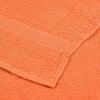 vidaXL Wash Towels "FROGN" 10 pcs Orange 30x30 cm 360 gsm