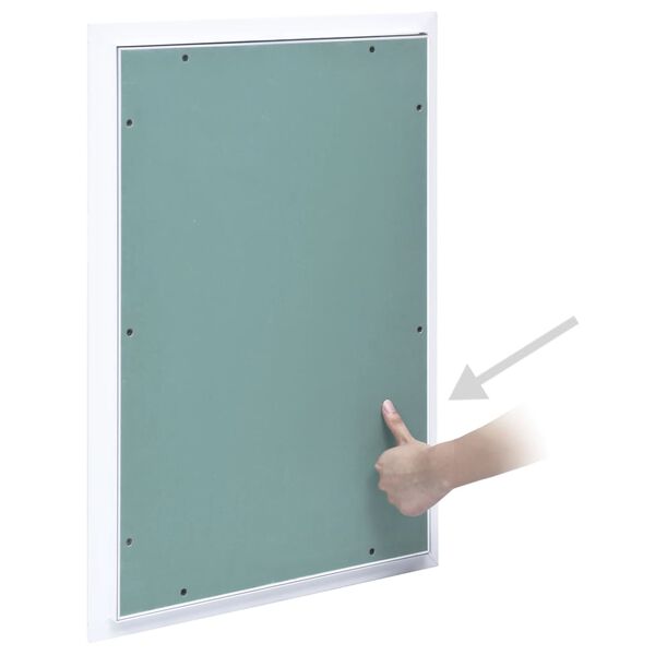 vidaXL Access Panel with Aluminium Frame and Plasterboard 400x600 mm