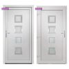 vidaXL Front Door White 98x200 cm PVC
