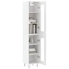 vidaXL Highboard White 34.5x34x180 cm Engineered Wood